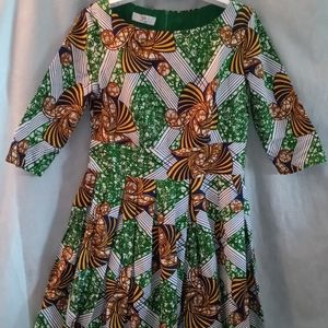 BintaRealWax African fabric dress